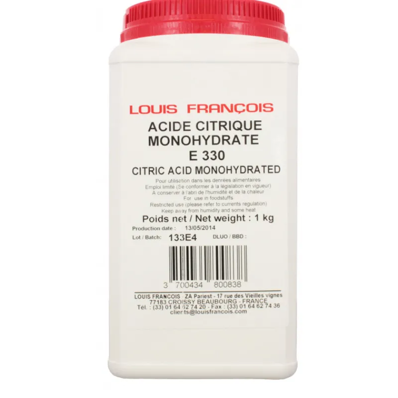 LOUIS FRANCOIS Additifs Alimentaires*Acide Citrique 1 kg E330