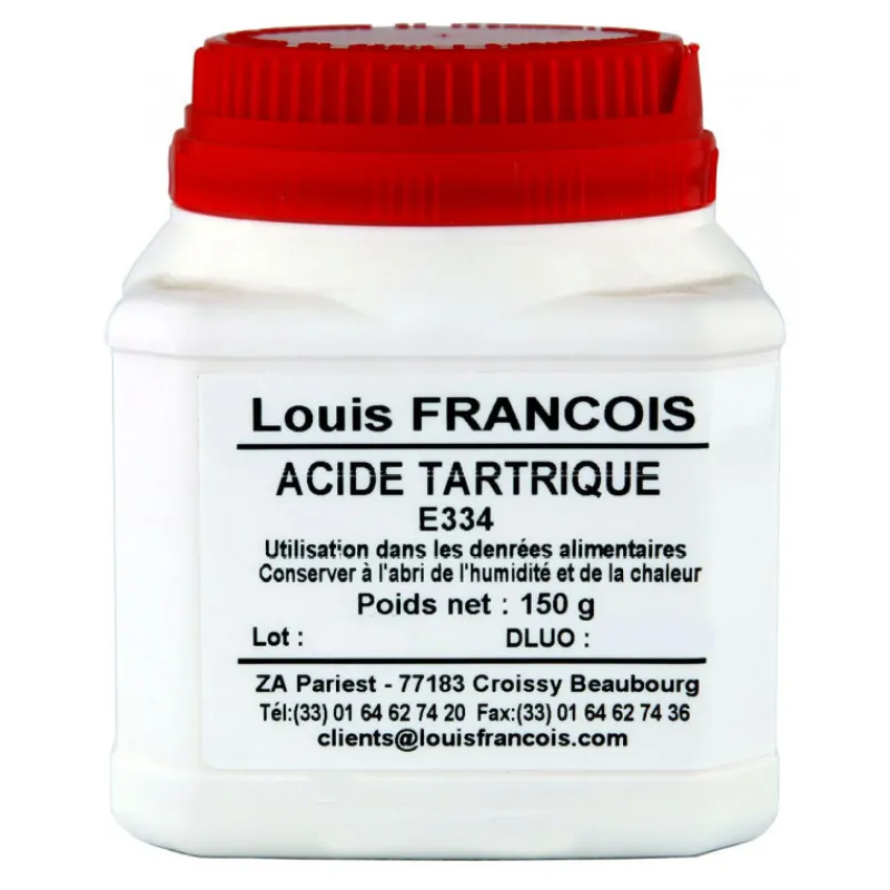 LOUIS FRANCOIS Additifs Alimentaires*Acide Tartrique E334 150 g Louis François