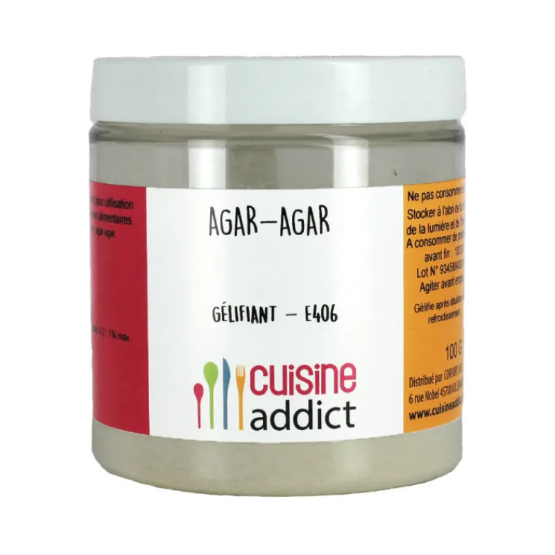 CUISINEADDICT Additifs Alimentaires | Produits Pâtisserie*Agar-agar gélifiant 100g