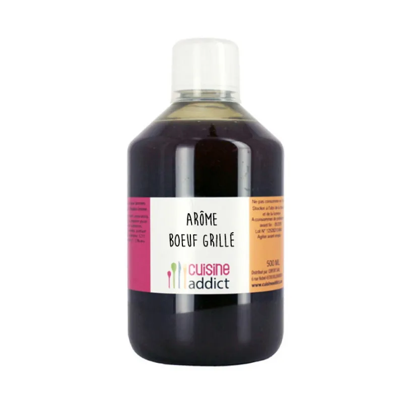 CUISINEADDICT Arômes Alimentaires*Arôme Alimentaire Boeuf Grillé 500ml