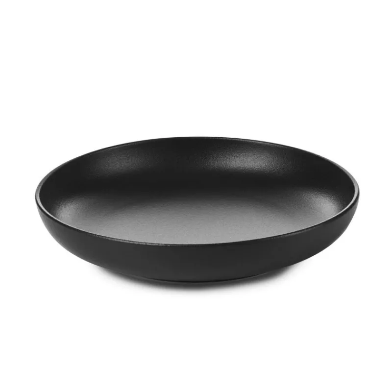 REVOL Vaisselle*Assiette Creuse Porcelaine Noire 23 cm Adélie