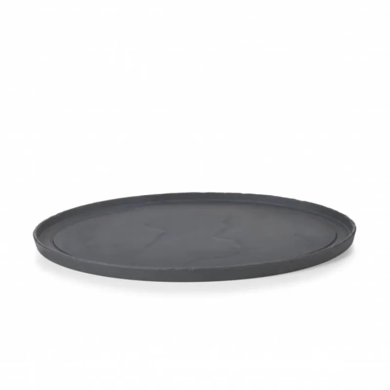 REVOL Vaisselle*Assiette Ovale Ardoise 35 cm Basalt