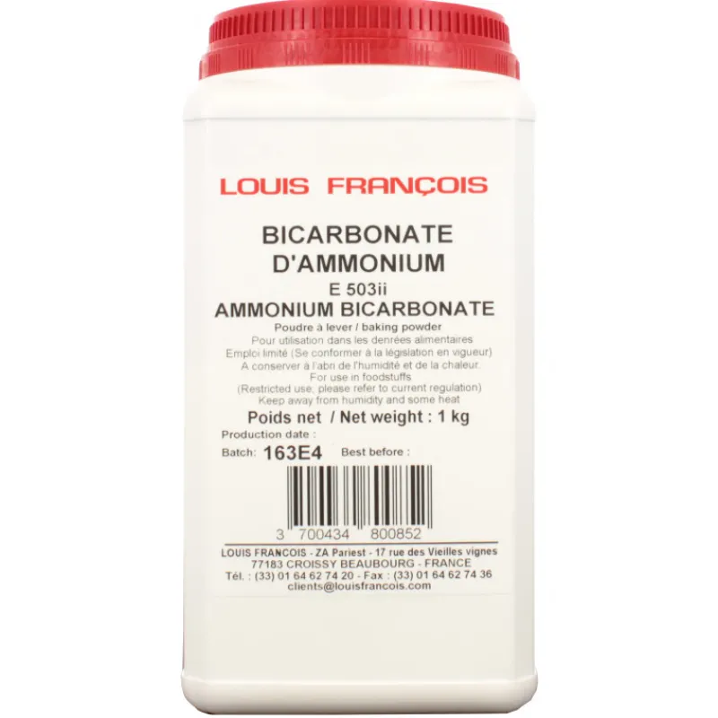 LOUIS FRANCOIS Levures*Bicarbonate d'ammonium 1 kg Louis François