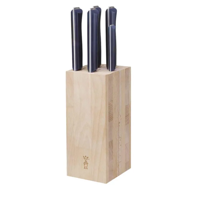 OPINEL Rangement Couteaux | Blocs Et Portes Couteaux*Bloc à Couteaux + 5 Couteaux Intempora Pain