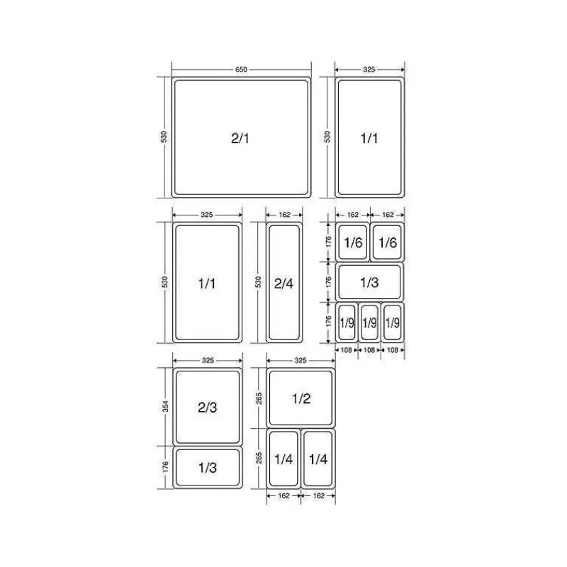 BOURGEAT Conservation*Boîte Modulus Gastronorme 17 litres GN 1/1 H15 cm