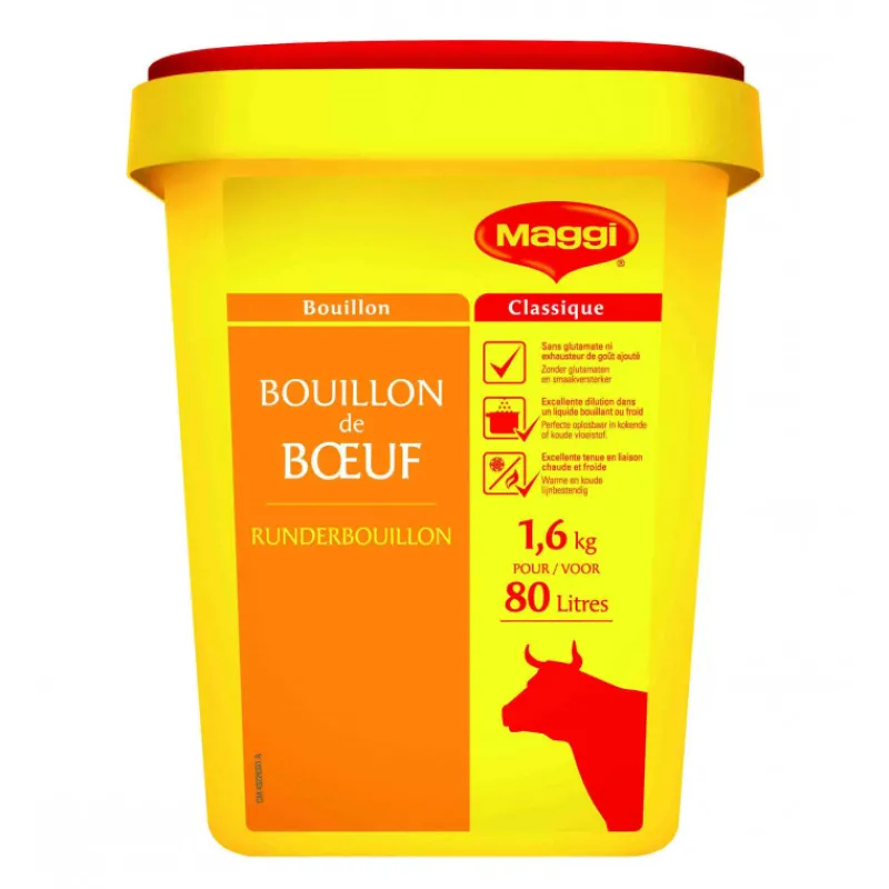 Cuisine Addict Fonds De Sauce - Sauces*Bouillon de bœuf 80L 1600g