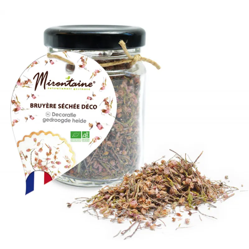 MIRONTAINE Produits Bio*Bruyère Fleurs Séchées Comestibles Bio 11 g