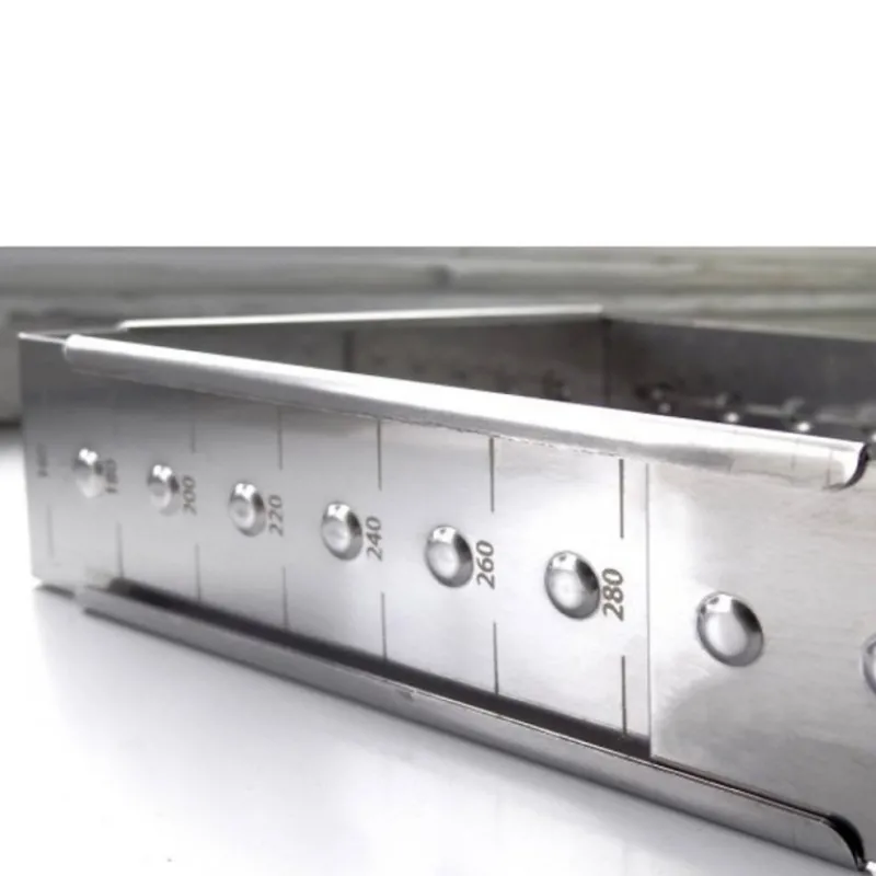 GOBEL Cercle À Patisserie*Cadre à Opéra Extensible 16 x 28 H 4,5 cm Inox