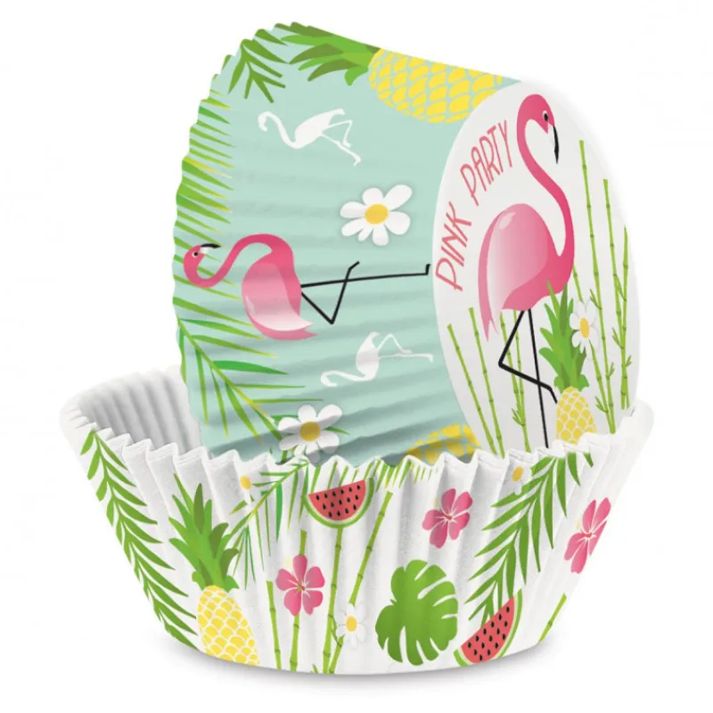 SCRAPCOOKING Moules En Papier*Caissette Cupcakes Flamant Rose (x36)