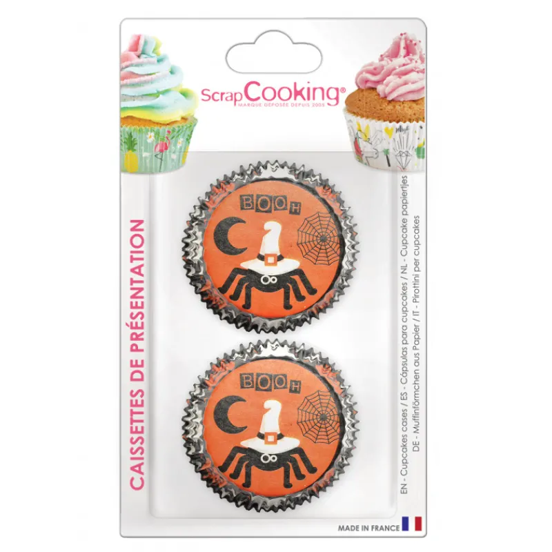 SCRAPCOOKING Moules En Papier*Caissettes Halloween (x36) -