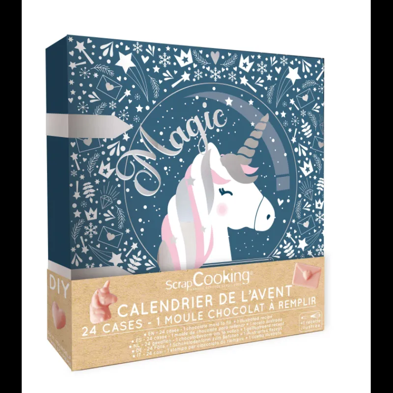 SCRAPCOOKING Moules À Chocolat*Calendrier de l'Avent Licorne