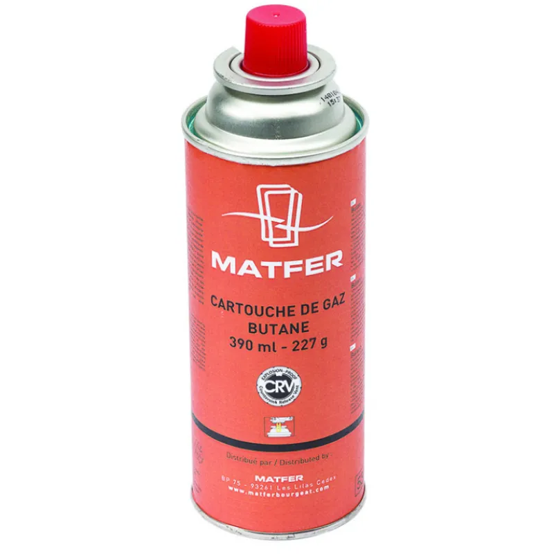 MATFER Chalumeau De Cuisine*Cartouche Gaz Butane 390 ml