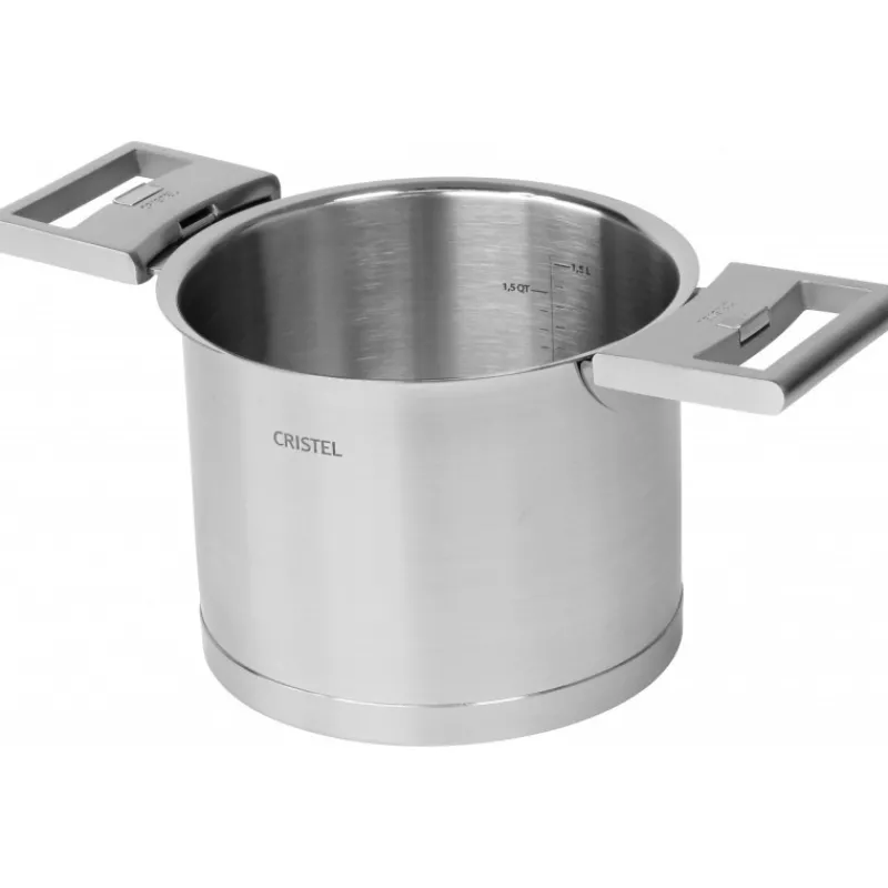 CRISTEL Casseroles*Casserole Haute Graduée Ø 14 cm Strate Amovible Inox