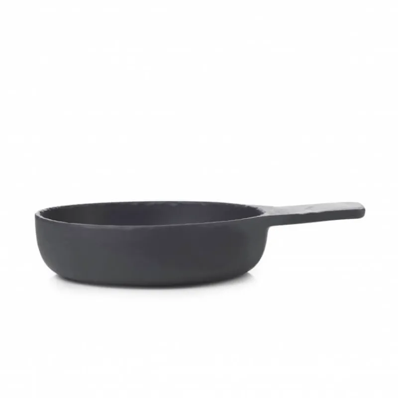 REVOL Servir, Présenter | Plat De Cuisson*Cassolette avec Manche Ardoise 18 cm Basalt