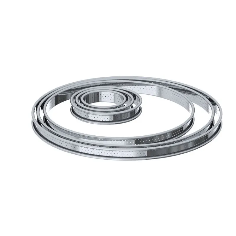 DE BUYER Cercle À Patisserie*Cercle à Tarte perforé Ø 28 cm Inox par