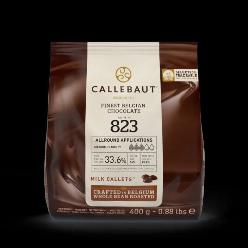 CALLEBAUT Chocolat De Couverture*Chocolat au Lait 33,6% N°823 400g