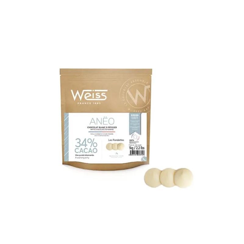 WEISS Chocolat De Couverture*Chocolat Blanc 34% Anëo 1 kg