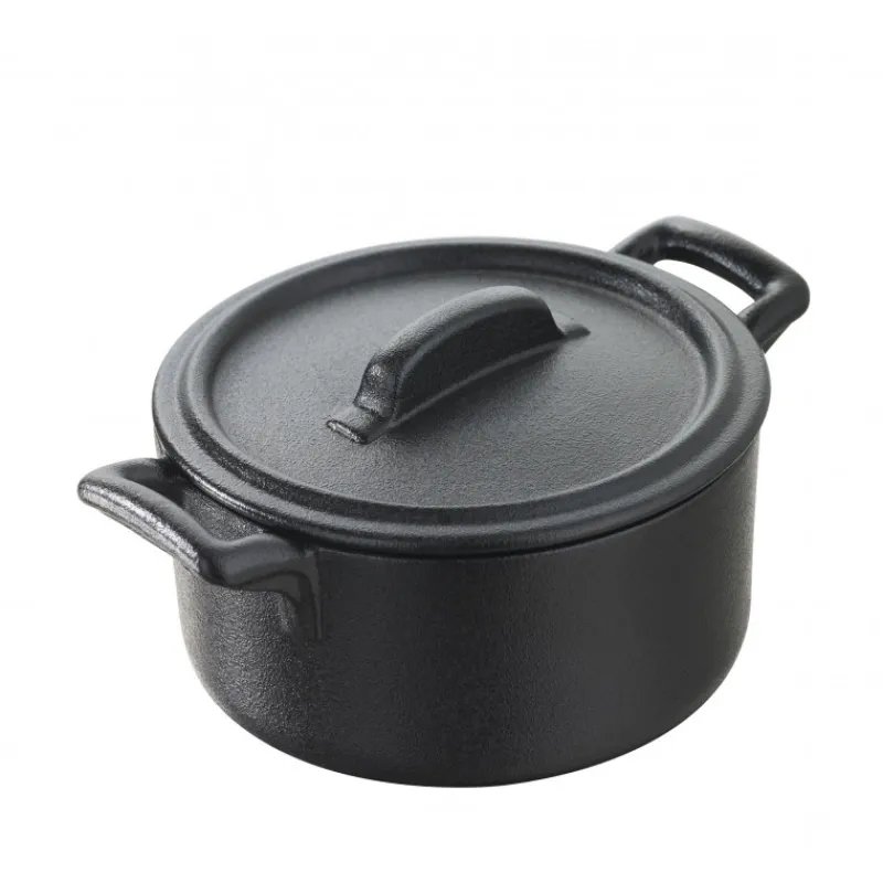 REVOL Plat De Cuisson*Cocotte Ronde Noire 20cl Belle Cuisine