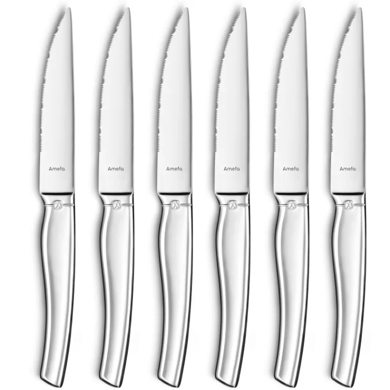 AMEFA Couverts*Coffret 6 Couteaux Steak Goliath 22 cm