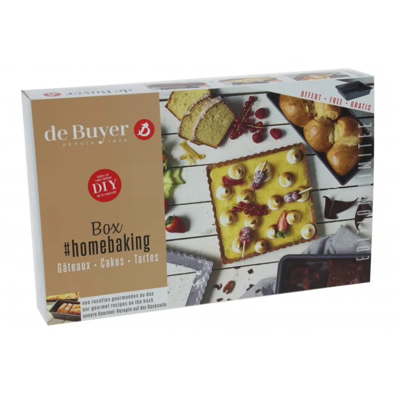 DE BUYER Moule Anti-adhésif | Moules À Gâteaux*Coffret Box Home Baking Gâteau Cake Tarte