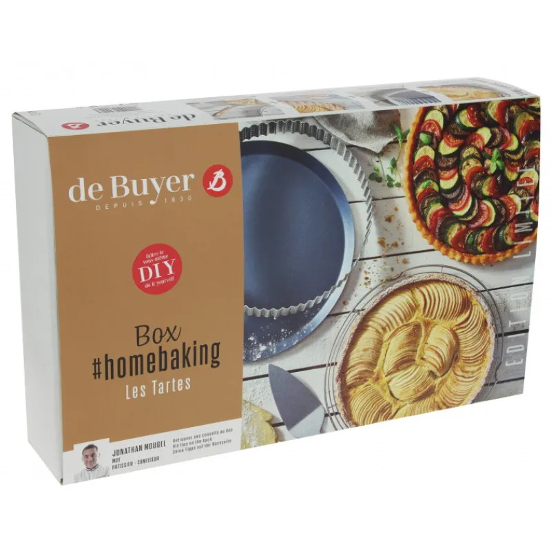 DE BUYER Grille Pâtisserie | Cercle À Patisserie*Coffret Box Home Baking Tarte