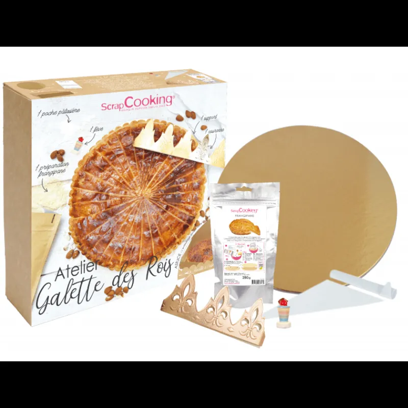 SCRAPCOOKING Préparation Pâtisserie | Décoration Gâteau*Coffret Complet Galette des Rois