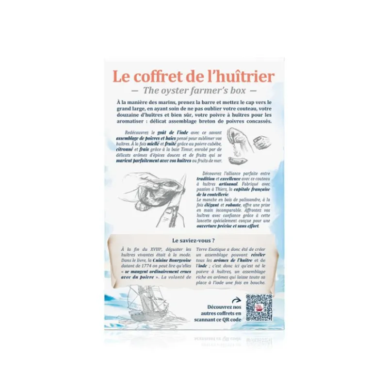 TERRE EXOTIQUE Poivre*Coffret Huîtrier