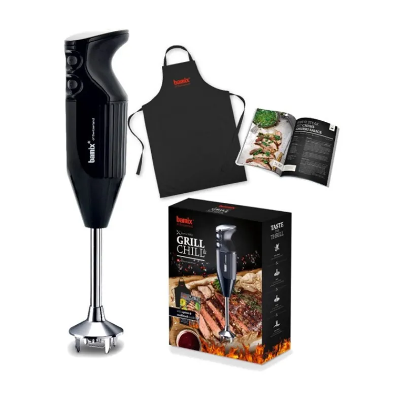 BAMIX Mixeur Plongeant*Coffret Mixeur Plongeant Barbecue Noir 18000 tr/mn