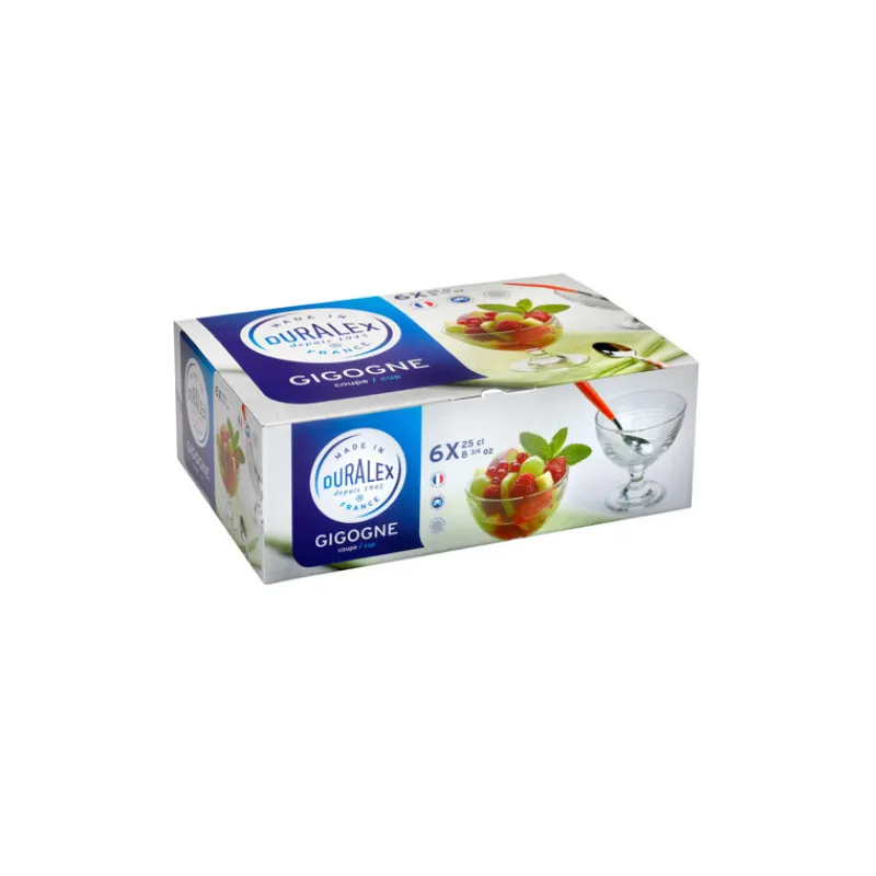 DURALEX Servir, Présenter*Coupe à glace 25 cl gigogne(x6)