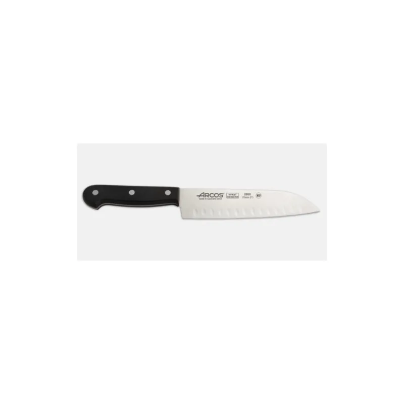 ARCOS Couteau Santoku*Couteau Santoku alvéolé 17 cm UNIVERSAL