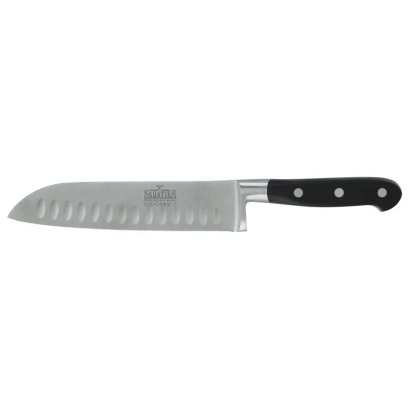 RICHARDSON Couteau Santoku*Couteau Santoku Alvéolé 17,5 cm V Sabatier