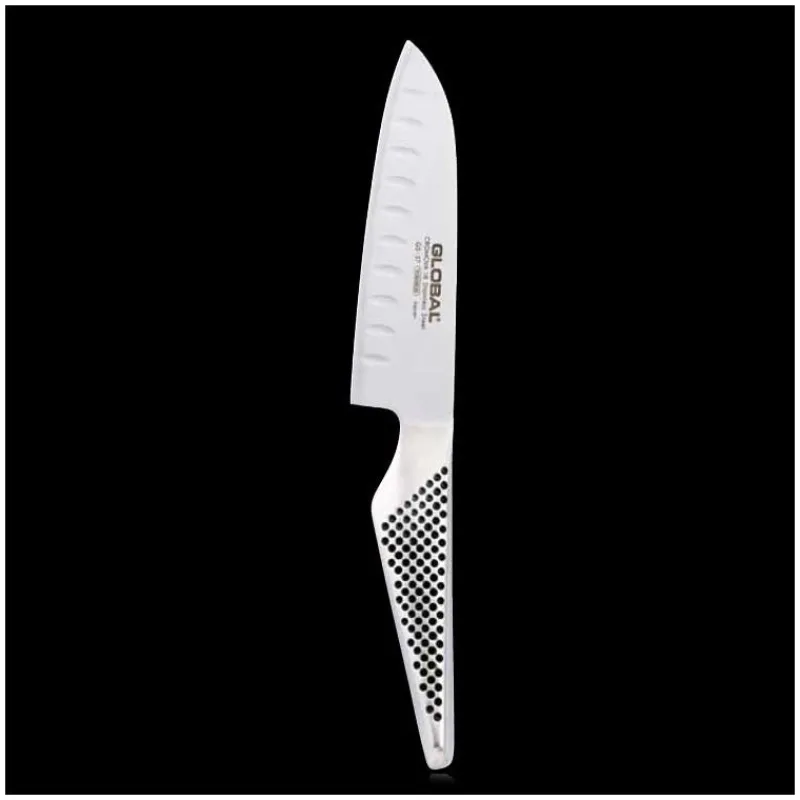 GLOBAL Couteau Santoku | Couteau Japonais*Couteau santoku GS90 130 mm - lame courte