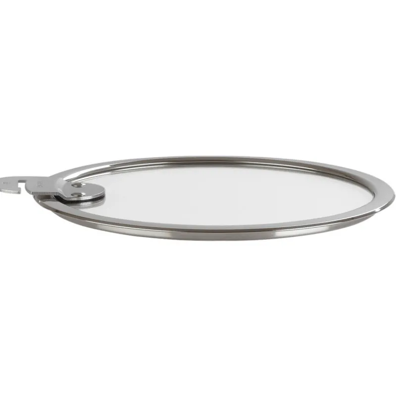 CRISTEL Couvercle De Cuisson*Couvercle Plat en Verre Trempé 26 cm Strate Amovible