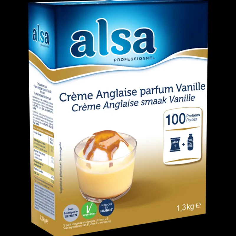 ALSA Préparation Pâtisserie*Crème Anglaise Express 1,3kg