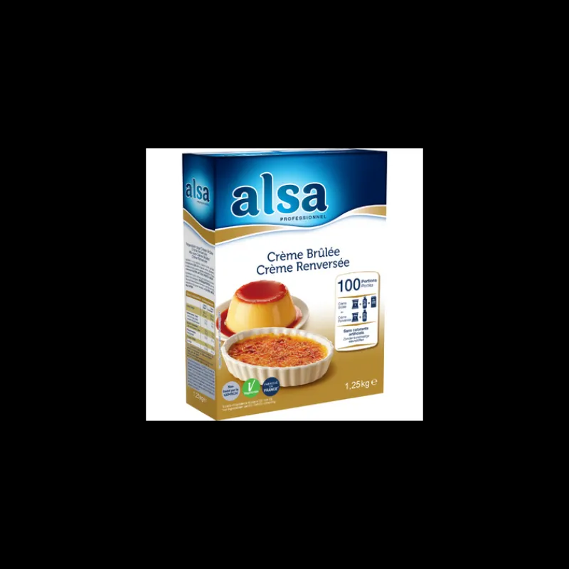 ALSA Préparation Pâtisserie*Crème Brulée et Renversée 1,25 kg