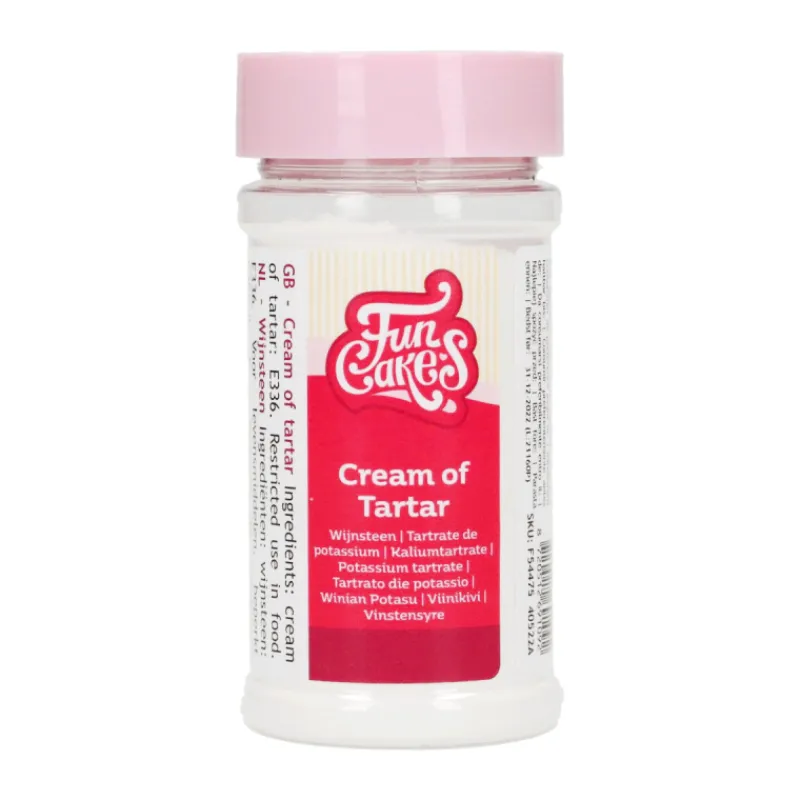 FUNCAKES Additifs Alimentaires*Crème de Tartre 80g