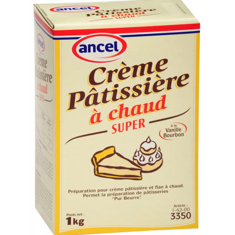 ANCEL Produits Pâtisserie | Préparation Pâtisserie*Crème Pâtissière à chaud Super 1 kg