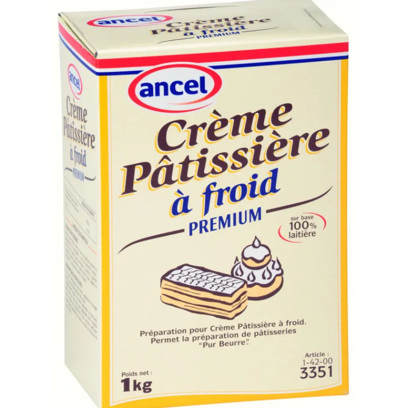 ANCEL Produits Pâtisserie | Préparation Pâtisserie*Crème Pâtissière à Froid 1 kg