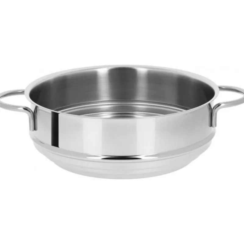 CRISTEL Cuiseur Vapeur*Cuit Vapeur Universel Mutine Ø 24 cm Manche Fixe Inox