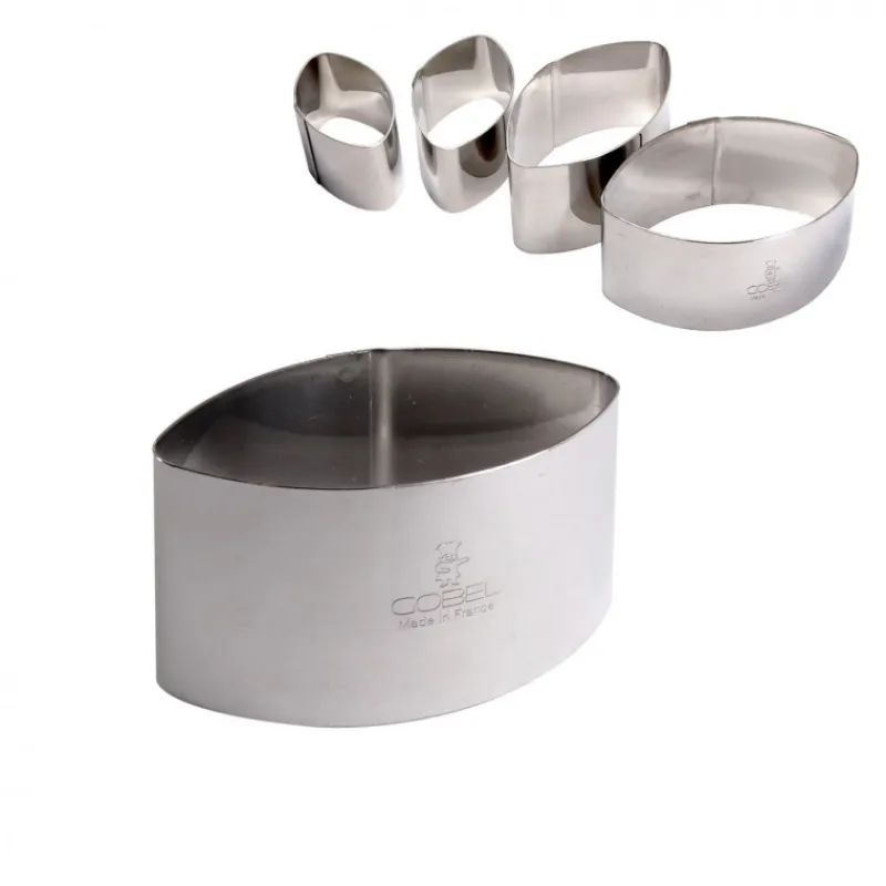 GOBEL Emporte Pièce - Découpoir Pâtisserie*Emporte Pièce Calisson 7 x 3,8 H 4 cm Inox