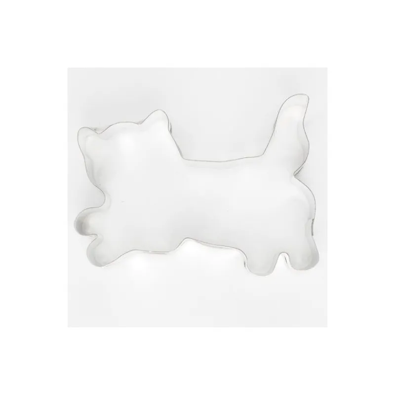 COOKIE CUTTERS Emporte Pièce - Découpoir Pâtisserie*Emporte-pièce Inox Chat 6,5 x 5 cm