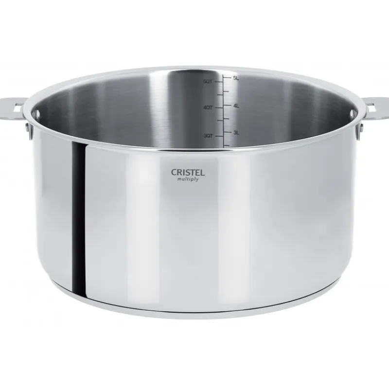 CRISTEL Faitout*Faitout Casteline Ø 26 cm Manche Amovible Inox