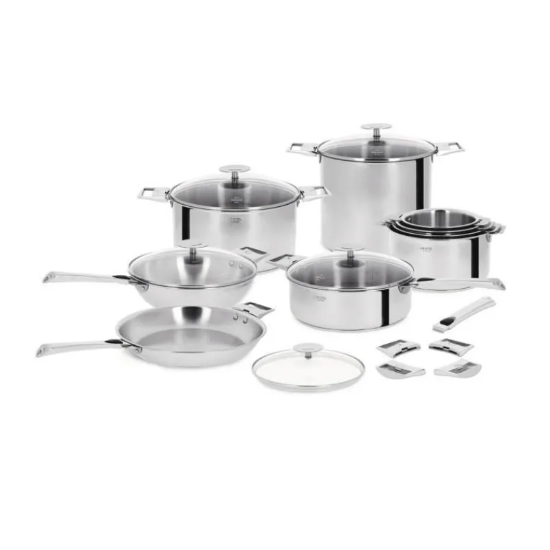 CRISTEL Faitout*Faitout Casteline Ø 24 cm Manche Amovible Inox