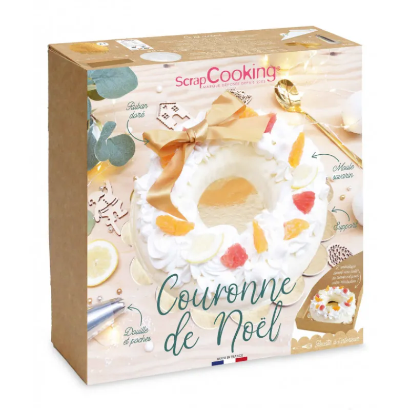 SCRAPCOOKING Moules À Gâteaux*FIN DE SERIE Kit Gâteau Couronne de Noël