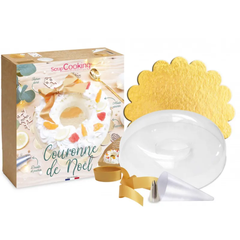 SCRAPCOOKING Moules À Gâteaux*FIN DE SERIE Kit Gâteau Couronne de Noël