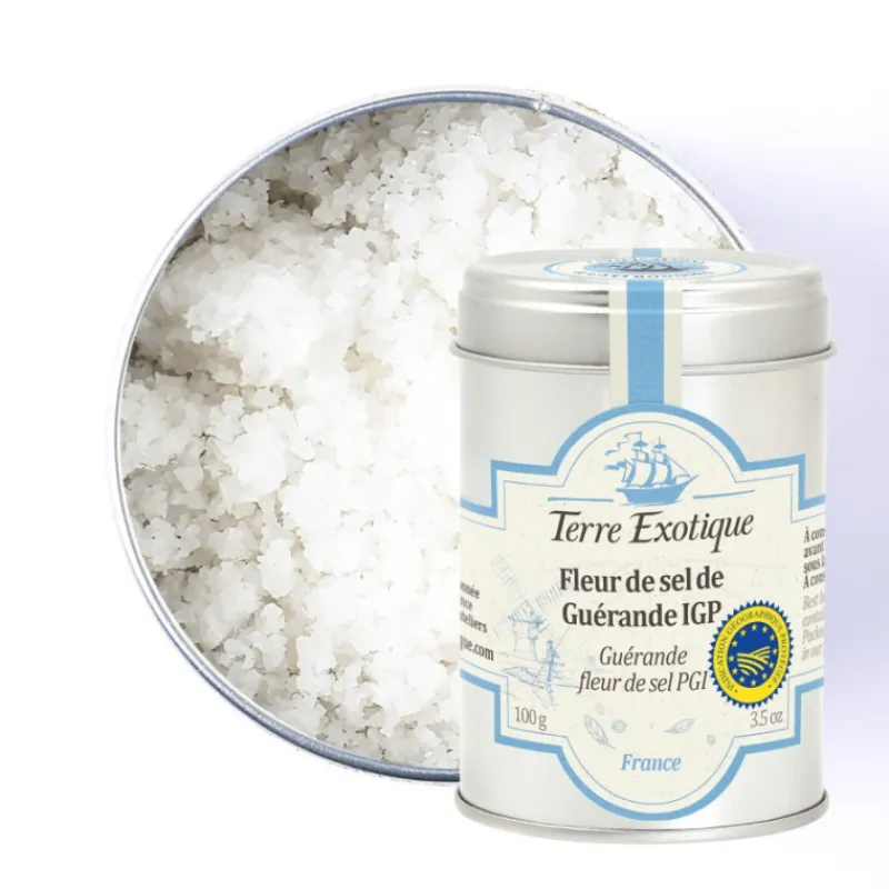 TERRE EXOTIQUE Sel*Fleur de Sel de Guérande IGP 100 g