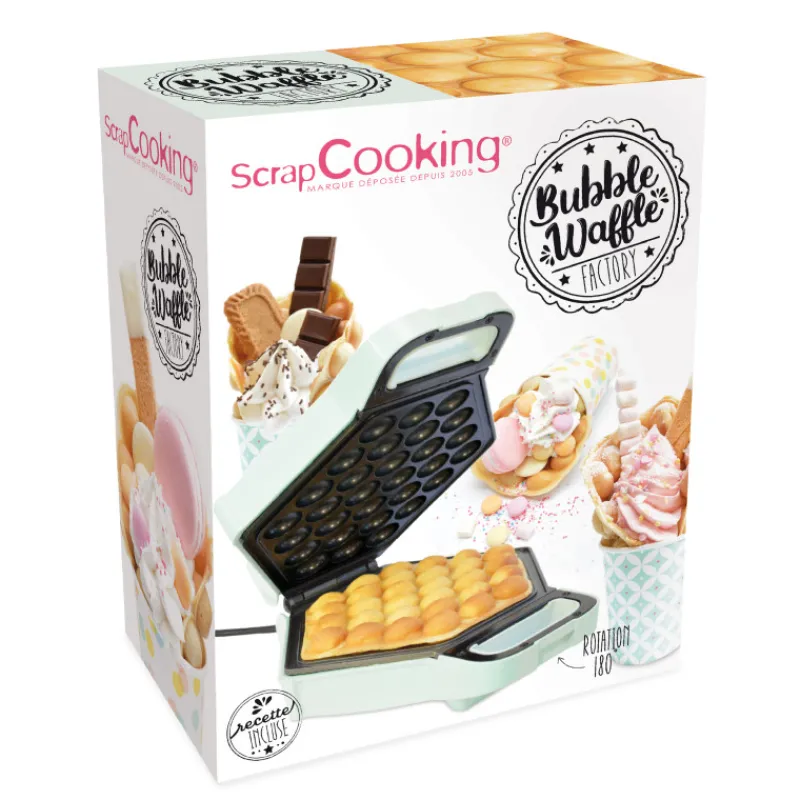 SCRAPCOOKING Gaufrier*Gaufrier Bubble Waffle