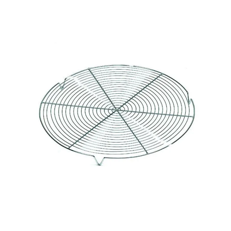 MATFER Grille Pâtisserie*Grille Ronde avec pieds Chromée Ø 28 cm