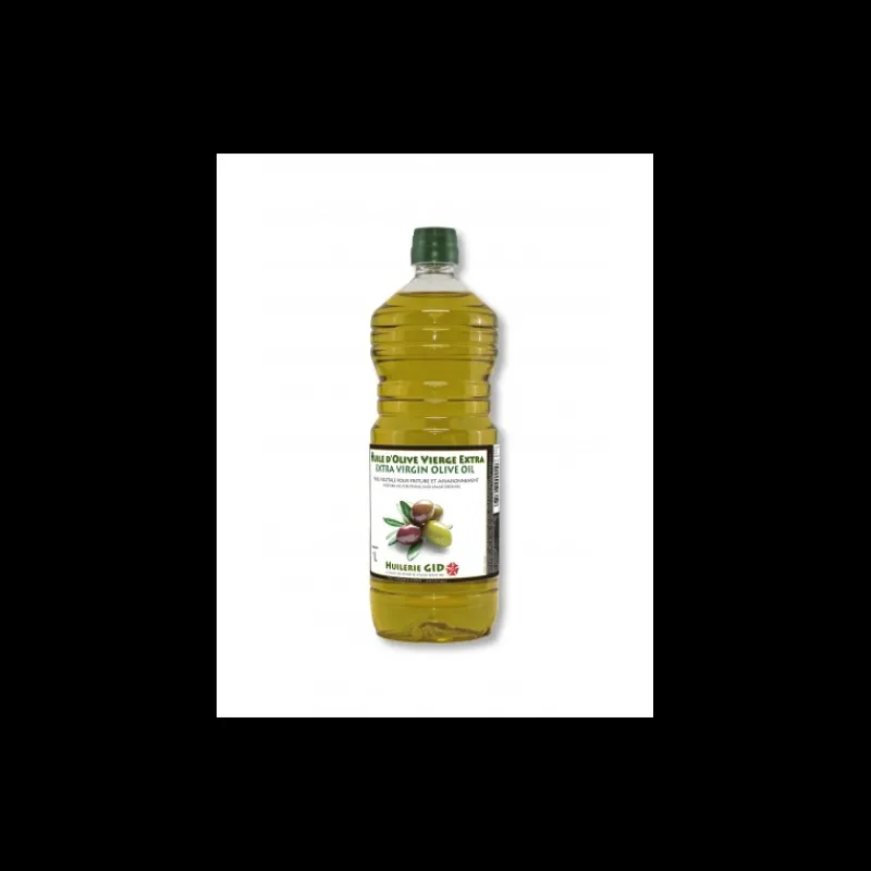 Cuisine Addict Huiles*Huile d'Olive Vierge Extra Bouteille 1L Huilerie Gid