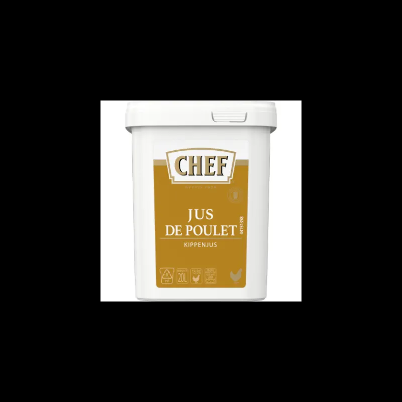 CHEF Fonds De Sauce - Sauces*Jus de Poulet 20L 600g